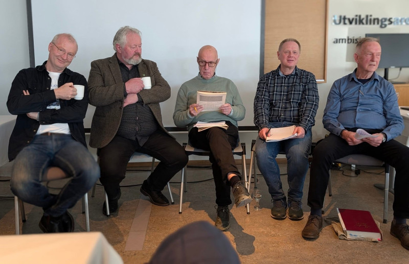 Fem eldre forskarmenn