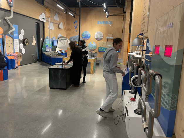 Jenter i utstilling på ViteMeir